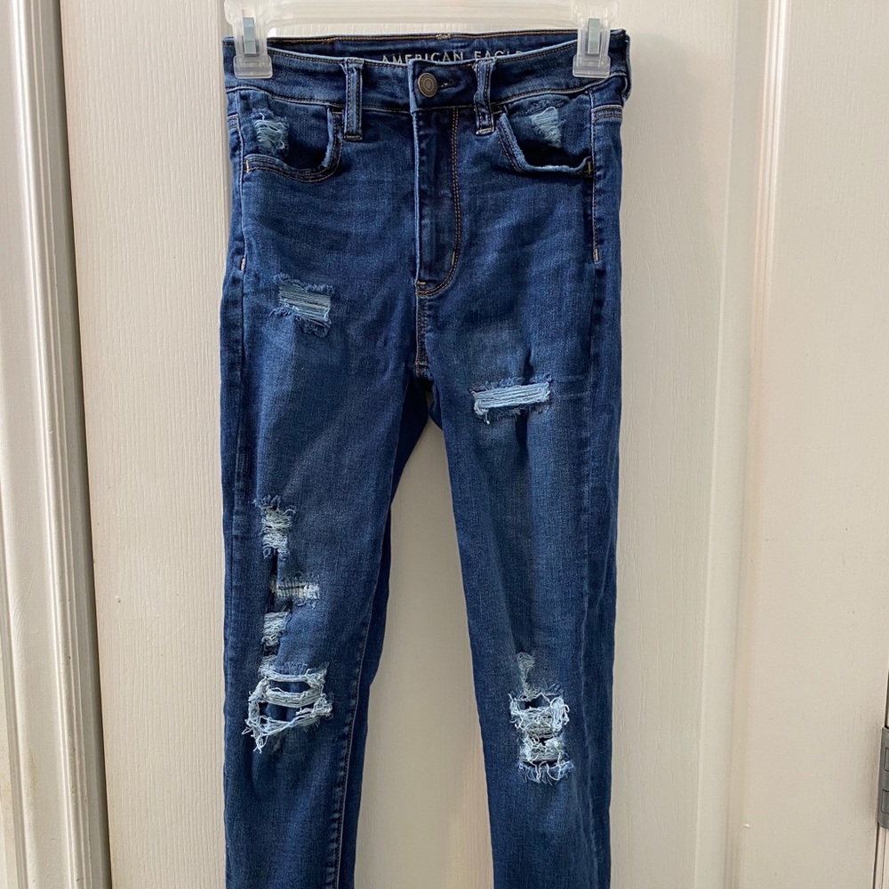 Women’s “American Eagle” high rise stretch jeans